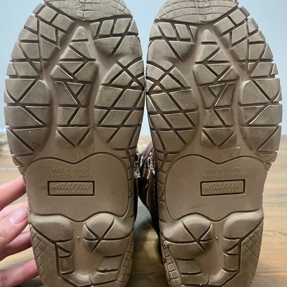 Baffin Winter Boot Yellowknife Brown Leather Insulated Waterproof Women's US 7 - Picture 7 of 7